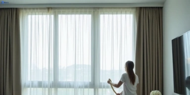 Delicate sheer drape cleaning moodlu Matty Curtain Cleaning